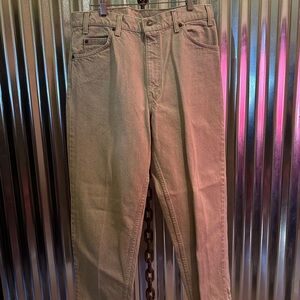 Levi's Men's Straight Jeans in Tan